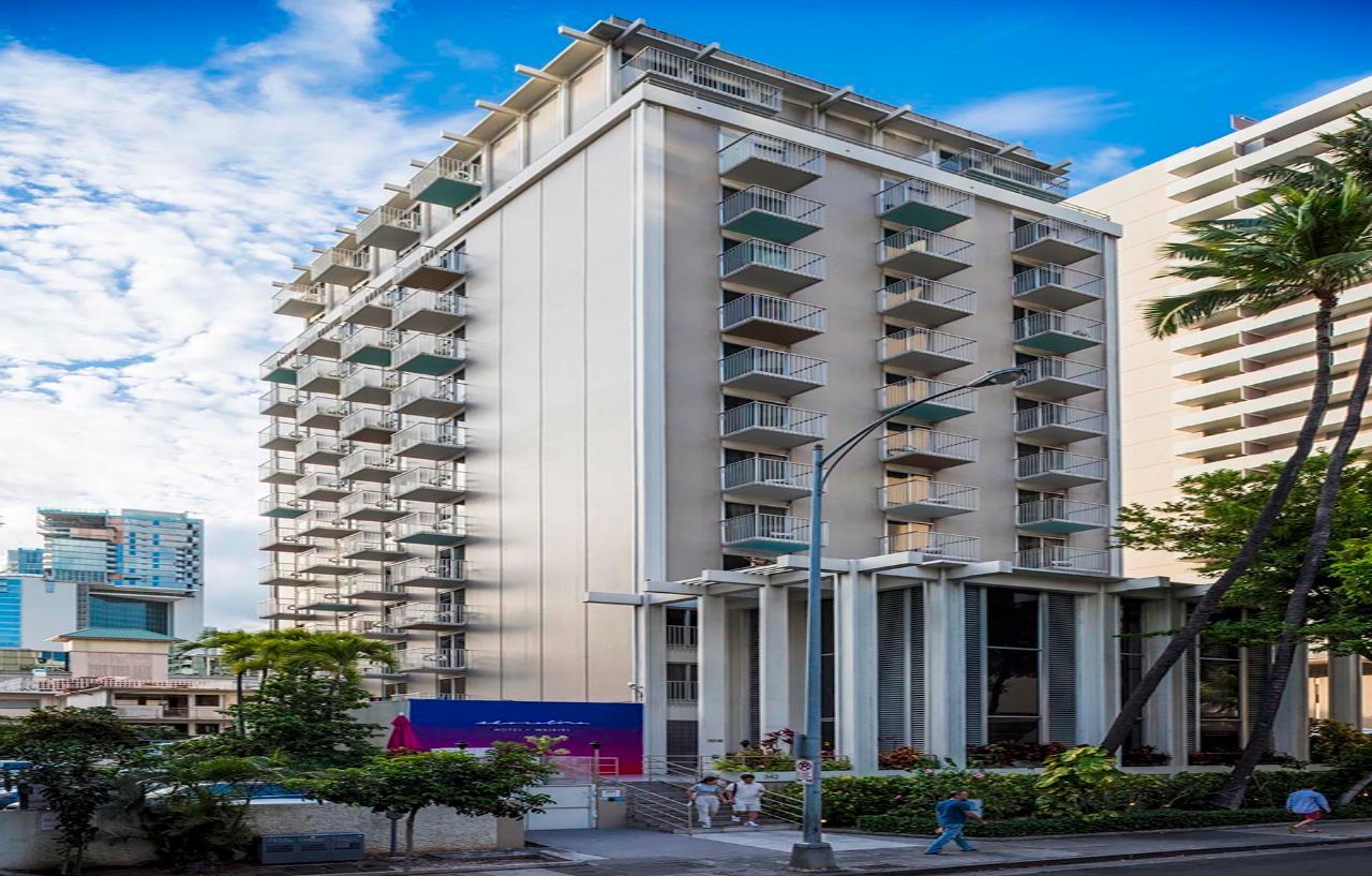 Shoreline Hotel Waikiki Хонолулу Екстериор снимка